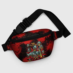 Поясная сумка Slipknot red satan, цвет: 3D-принт — фото 2