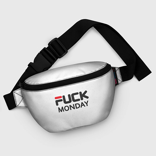 Поясная сумка Fuck monday: fila, antibrand / 3D-принт – фото 4