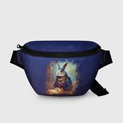 Поясная сумка Кролик офицер, цвет: 3D-принт