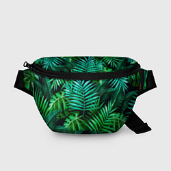 Поясная сумка Тропические растения - текстура