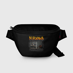 Поясная сумка Nirvana отрывок, цвет: 3D-принт