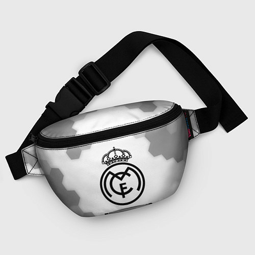 Поясная сумка Real Madrid sport на светлом фоне / 3D-принт – фото 4