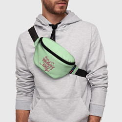 Поясная сумка Happy Mothers Day - надпись, цвет: 3D-принт — фото 2