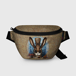 Поясная сумка Ретро кролик, цвет: 3D-принт