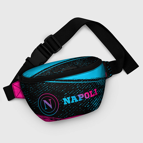 Поясная сумка Napoli - neon gradient: надпись и символ / 3D-принт – фото 4