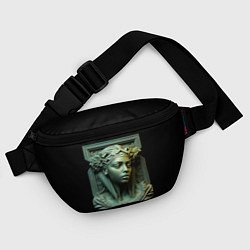 Поясная сумка Нейросеть - барельеф античной девушки, цвет: 3D-принт — фото 2