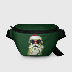 Поясная сумка Добрый Санта, цвет: 3D-принт