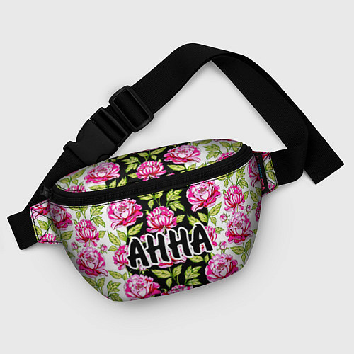 Поясная сумка Анна в цветах / 3D-принт – фото 4