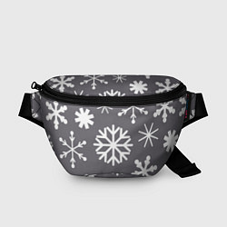Поясная сумка Snow in grey, цвет: 3D-принт