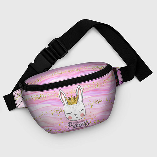 Поясная сумка Принцесса зайка с короной / 3D-принт – фото 4