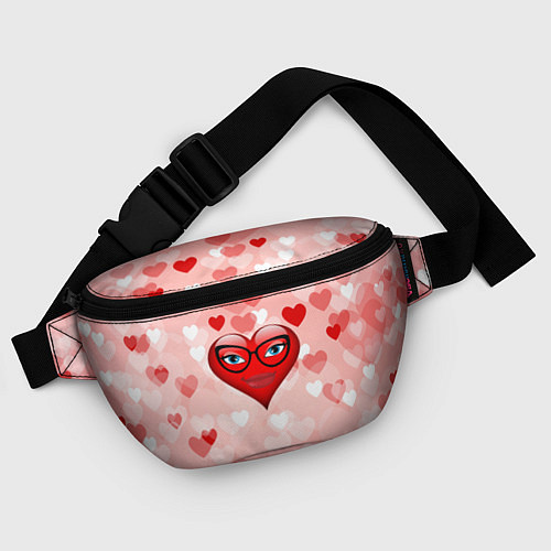 Поясная сумка Женское сердце / 3D-принт – фото 4