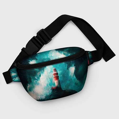 Поясная сумка Бушующее море / 3D-принт – фото 4