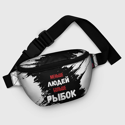 Поясная сумка Меньше людей больше рыбок / 3D-принт – фото 4