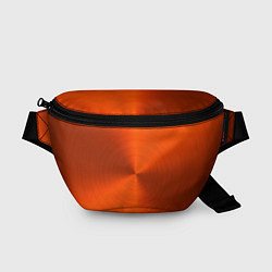 Поясная сумка Оранжевый волнообразный дисковый узор