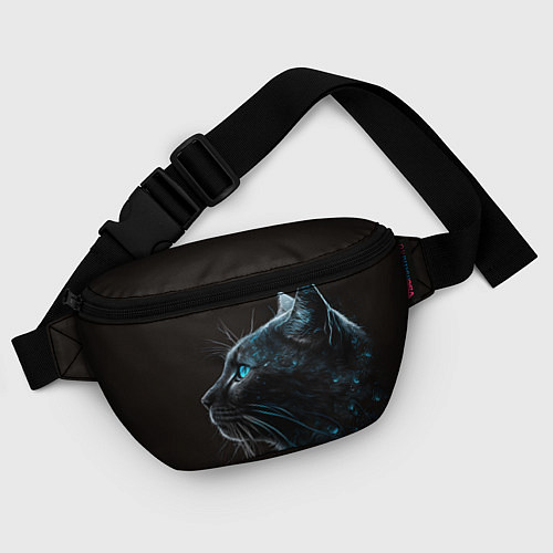 Поясная сумка Кошечка с голубыми глазами / 3D-принт – фото 4