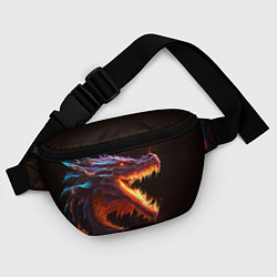 Поясная сумка Огненный дракон, цвет: 3D-принт — фото 2