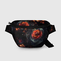Поясная сумка Midjourney Цветок вулкан, цвет: 3D-принт