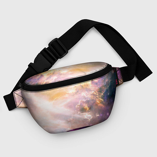 Поясная сумка Аморфное абстрактное космическое красочное небо / 3D-принт – фото 4