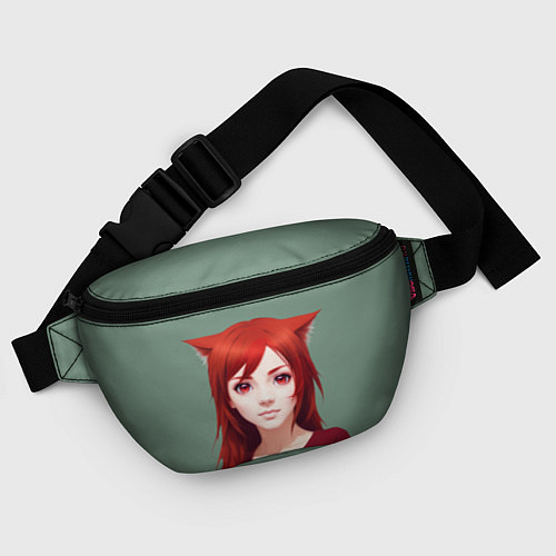 Поясная сумка Cute Catgirl / 3D-принт – фото 4