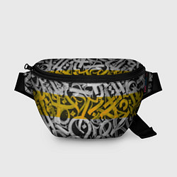 Поясная сумка Yellow Callicraphic