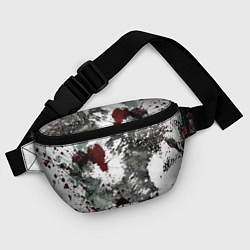 Поясная сумка Кровь и чернила, цвет: 3D-принт — фото 2