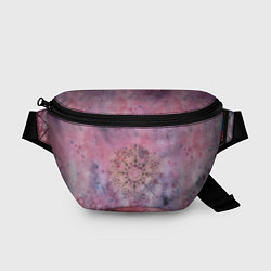 Поясная сумка Мандала гармонии, фиолетовая, космос