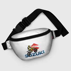 Поясная сумка Suzuki motorcycle, цвет: 3D-принт — фото 2