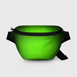 Поясная сумка Кислотный зеленый с градиентом