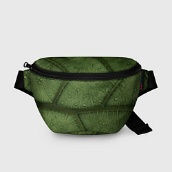 Поясная сумка Текстура зелёной листы