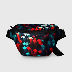 Поясная сумка Digital abstract cube