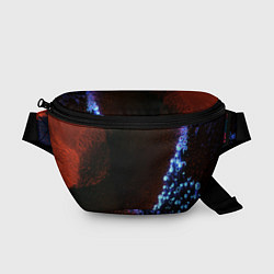 Поясная сумка Неоновый абстрактный свет, цвет: 3D-принт