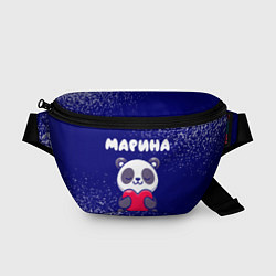 Поясная сумка Марина панда с сердечком