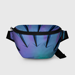 Поясная сумка Светлые фигуры и листы, цвет: 3D-принт