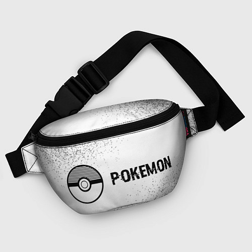 Поясная сумка Pokemon glitch на светлом фоне: надпись и символ / 3D-принт – фото 4