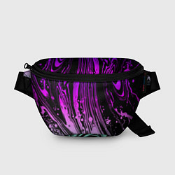 Поясная сумка Неоновые цвета брызги краски гранжевая текстура