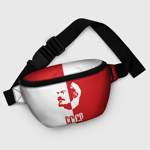 Поясная сумка Красно белый Ленин / 3D-принт – фото 4