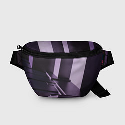 Поясная сумка Фиолетовая геометрия