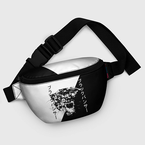 Поясная сумка Panther black / 3D-принт – фото 4