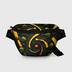 Поясная сумка Круговорот текстур, цвет: 3D-принт