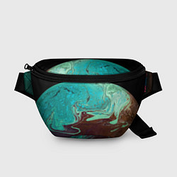 Поясная сумка Часть иссушённой планеты и космос, цвет: 3D-принт