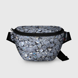 Поясная сумка Россыпь бриллиантов, цвет: 3D-принт