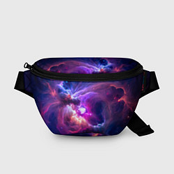 Поясная сумка Небула в космосе в фиолетовых тонах - нейронная се