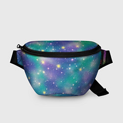 Поясная сумка Космическое сияние волшебное, цвет: 3D-принт