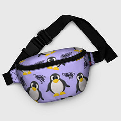 Поясная сумка Пингвин и веточка, цвет: 3D-принт — фото 2