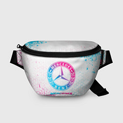 Поясная сумка Mercedes neon gradient style