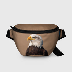 Поясная сумка Белоголовый орлан птица, цвет: 3D-принт