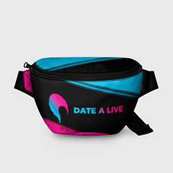 Поясная сумка Date A Live - neon gradient: надпись и символ