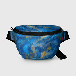 Поясная сумка Blue style, цвет: 3D-принт