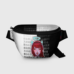 Поясная сумка Макима - иероглифы, цвет: 3D-принт