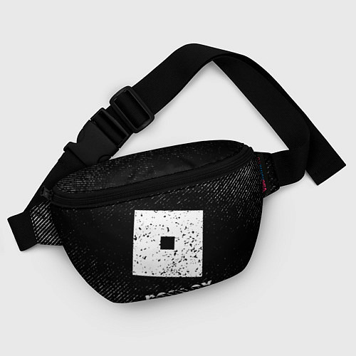 Поясная сумка Roblox с потертостями на темном фоне / 3D-принт – фото 4